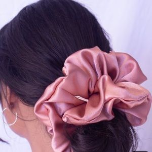 Oversized Silk Scrunchies: